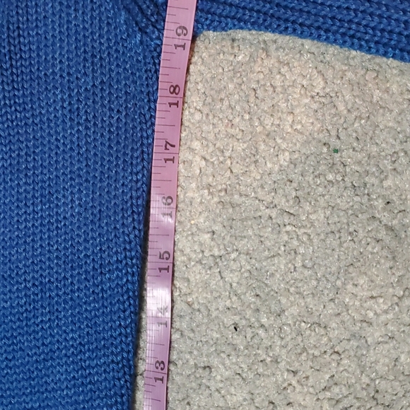 Vintage med blue sweater turtle neck y2k - Picture 4 of 6